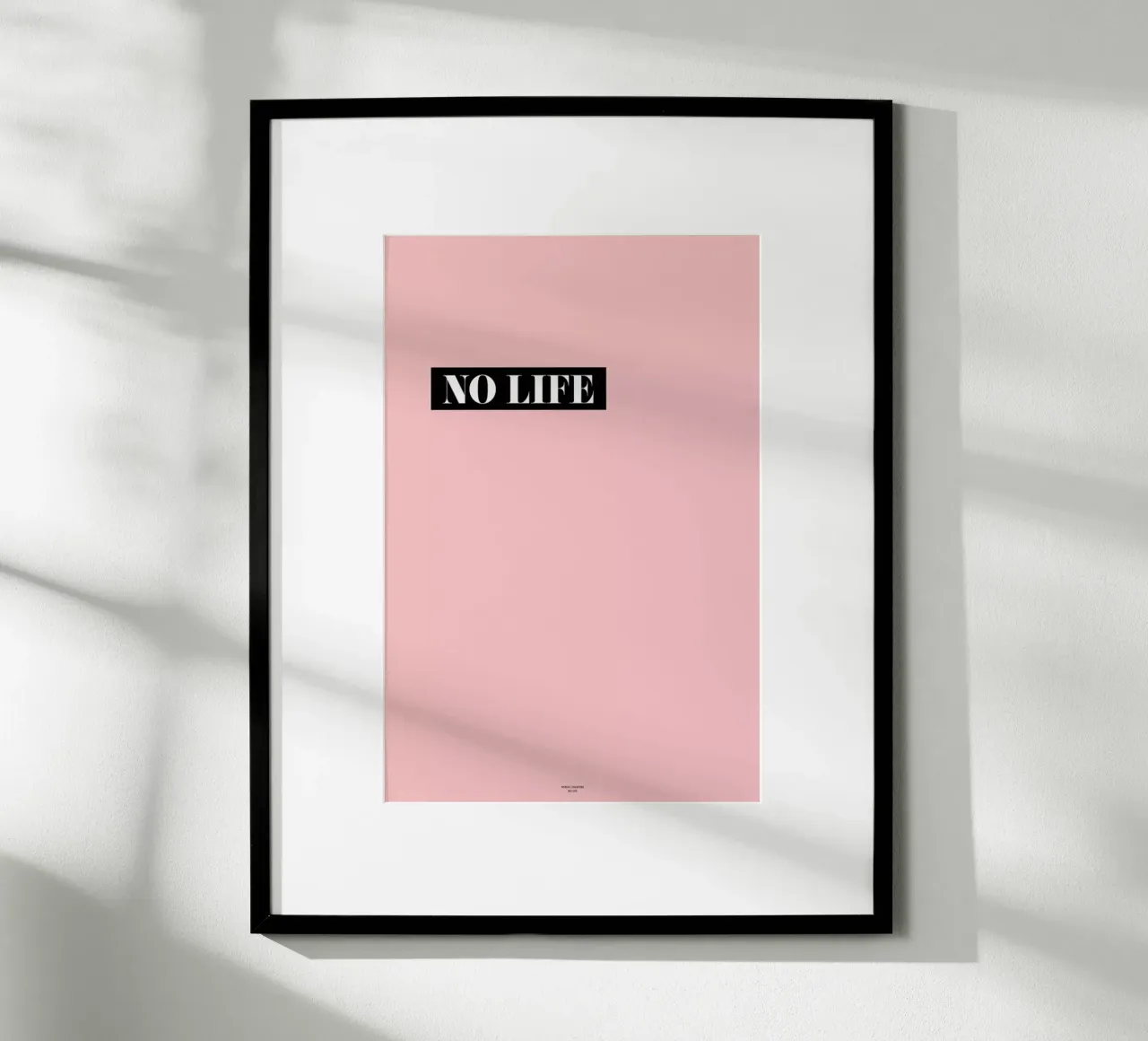No Life carta hahnemühle da Nordic Creators