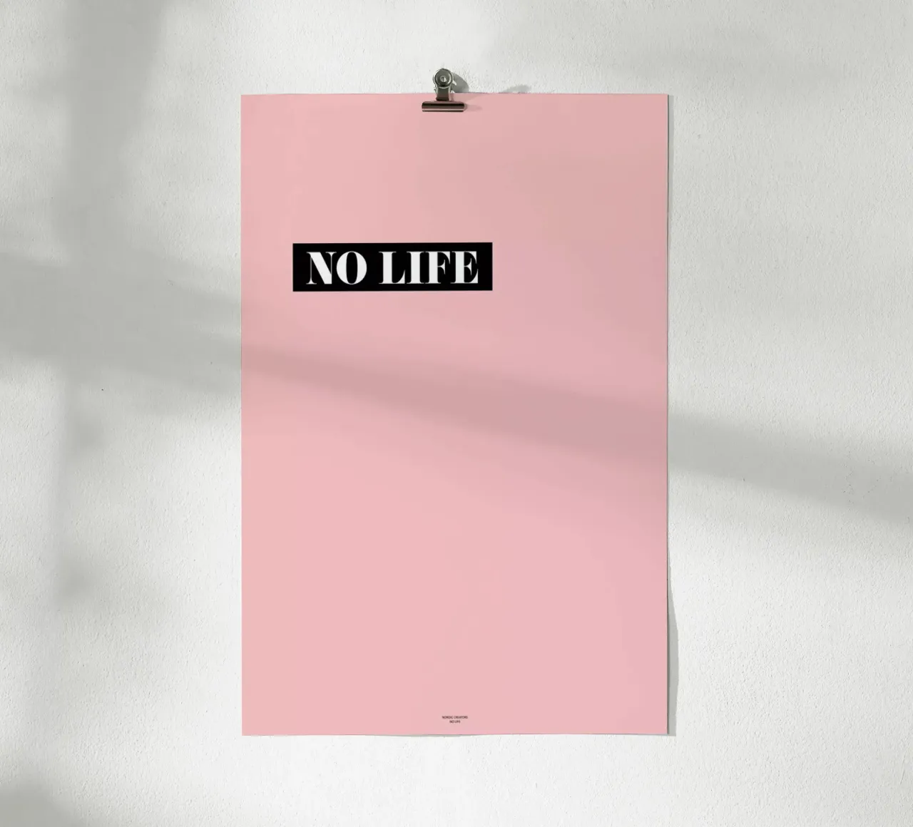 No Life carta hahnemühle da Nordic Creators