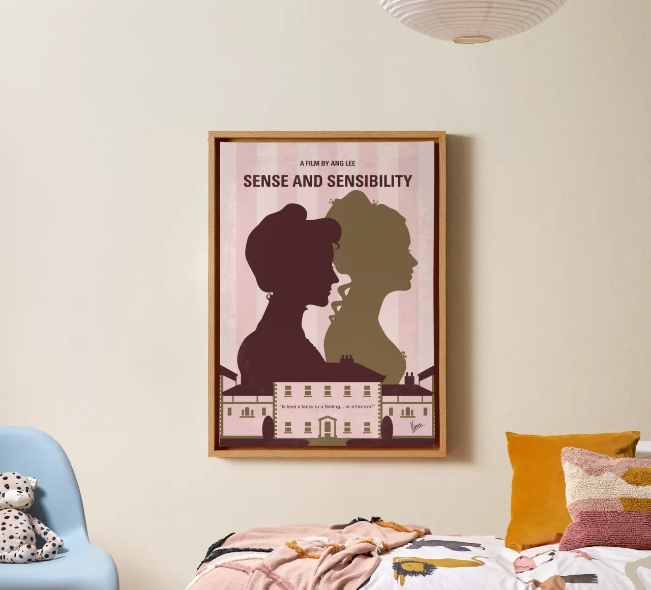 No1139 My Sense and Sensibility minimal movie poster tela con Cornice a cassetta da Chungkong