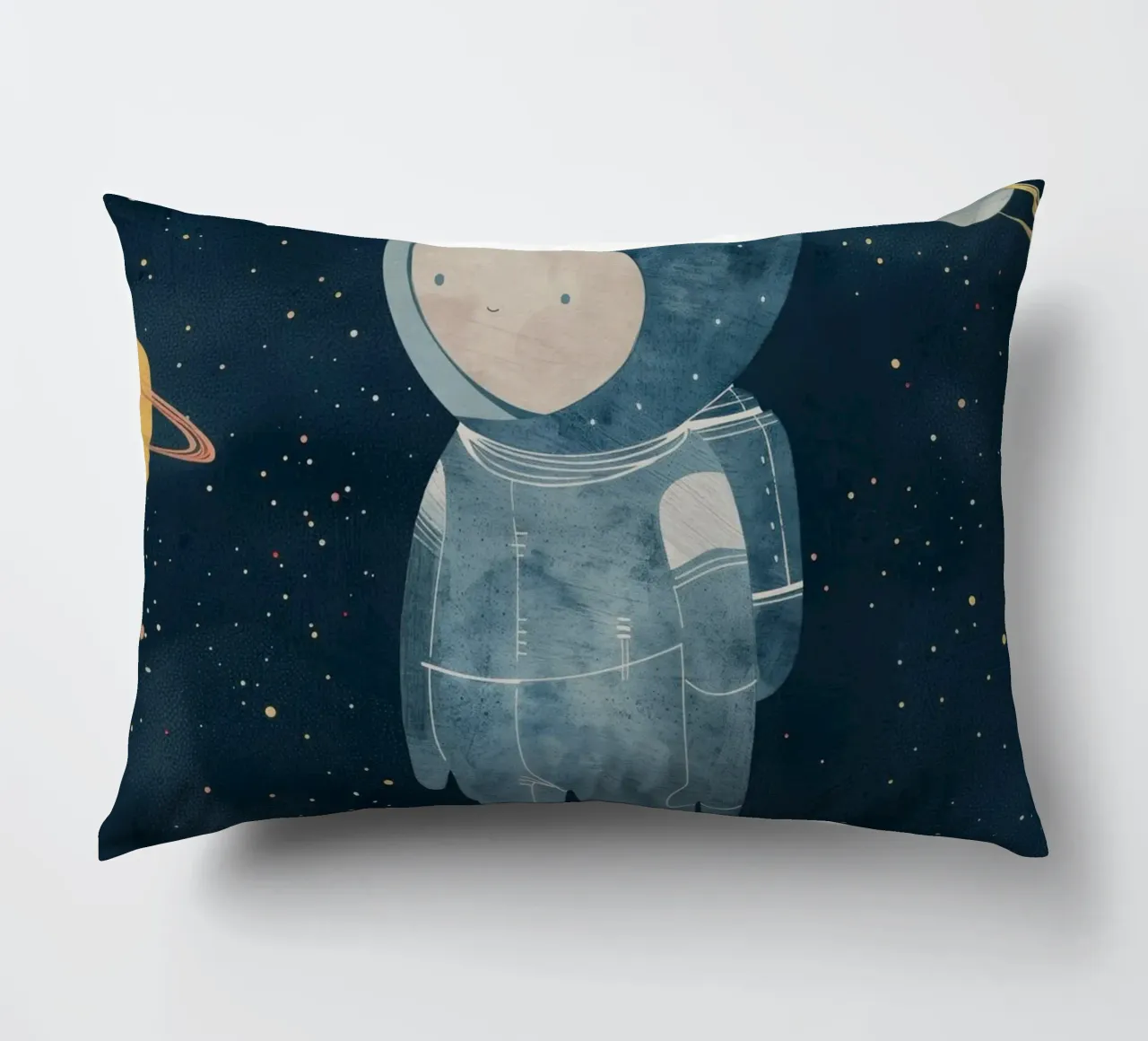 Boho Nursery 15 Astronaut Boy cuscino da Boho Print Collection