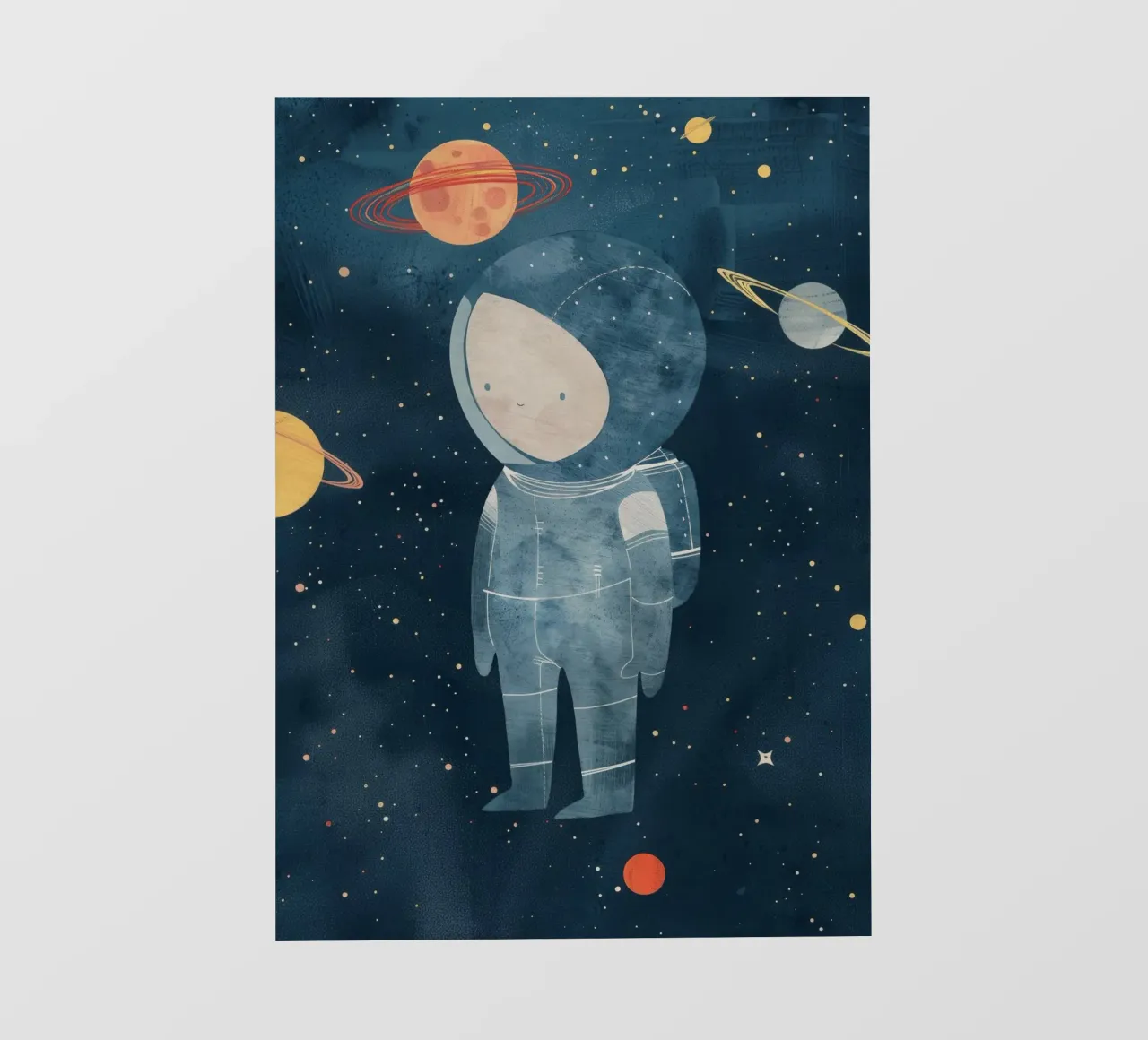 Boho Nursery 15 Astronaut Boy pellicola backlit da Boho Print Collection