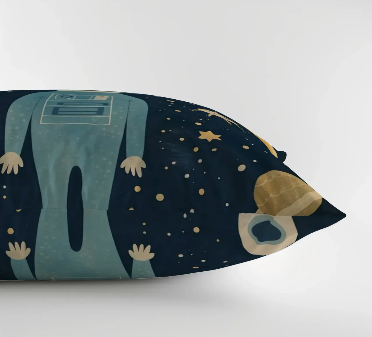 Boho Nursery 15 Astronaut Girl cuscino da Boho Print Collection