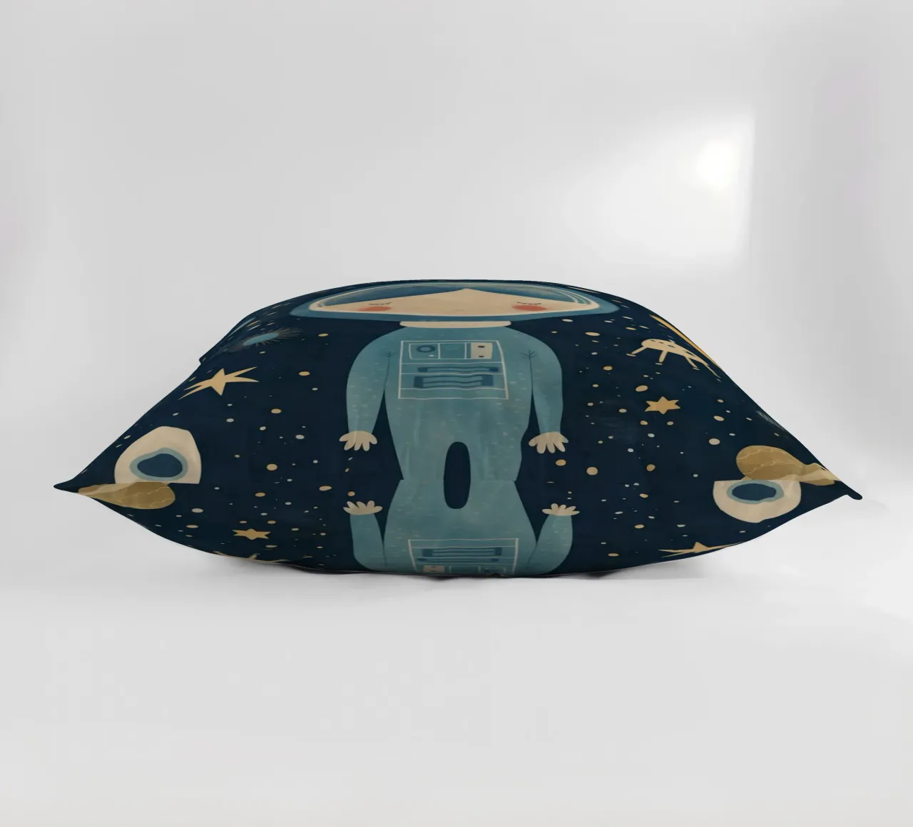 Boho Nursery 15 Astronaut Girl cuscino da Boho Print Collection