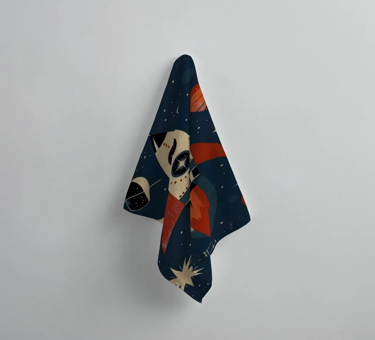 Boho Nursery 15 Rocket asciugamano da bagno da Boho Print Collection