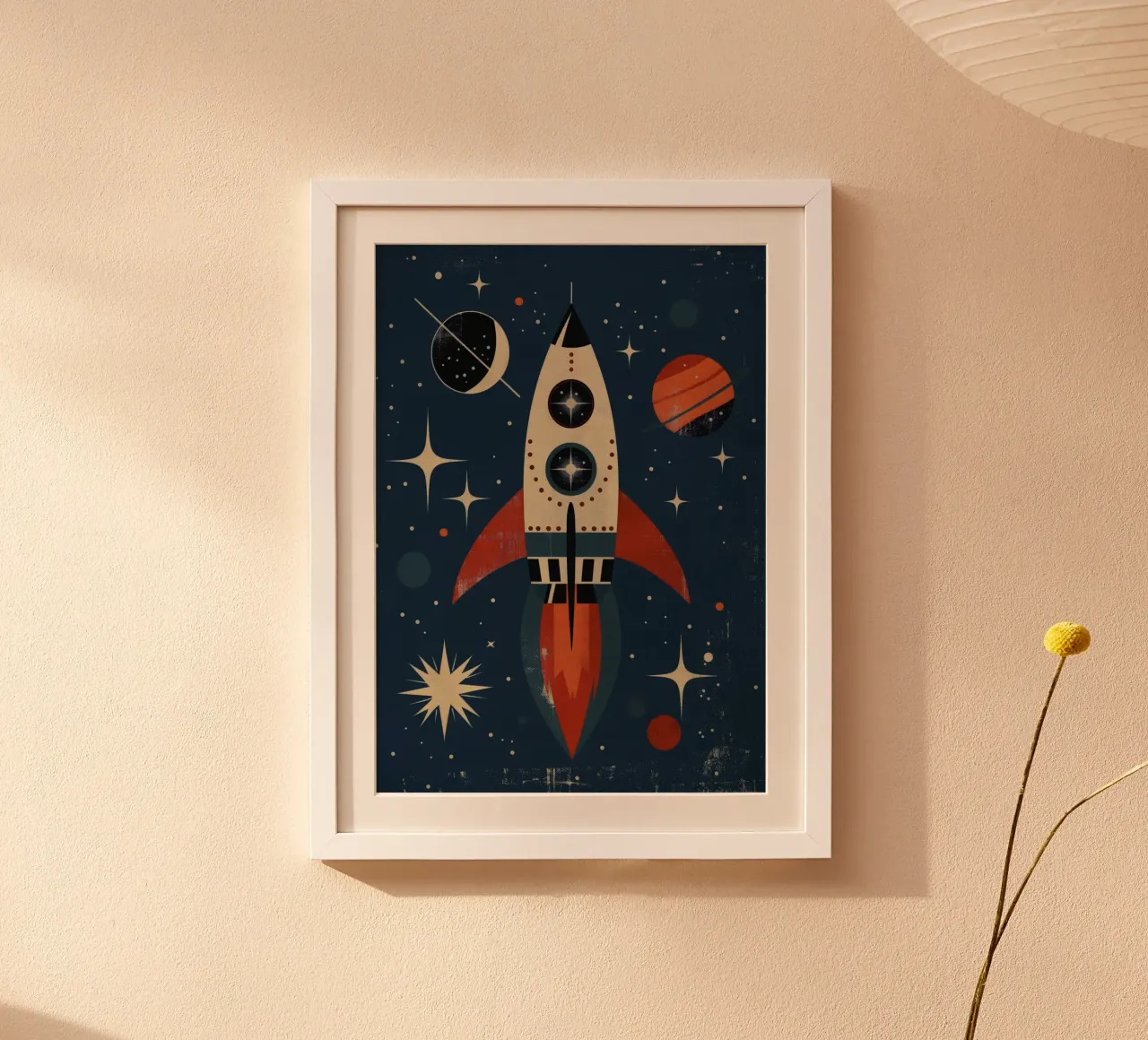 Boho Nursery 15 Rocket carta hahnemühle da Boho Print Collection