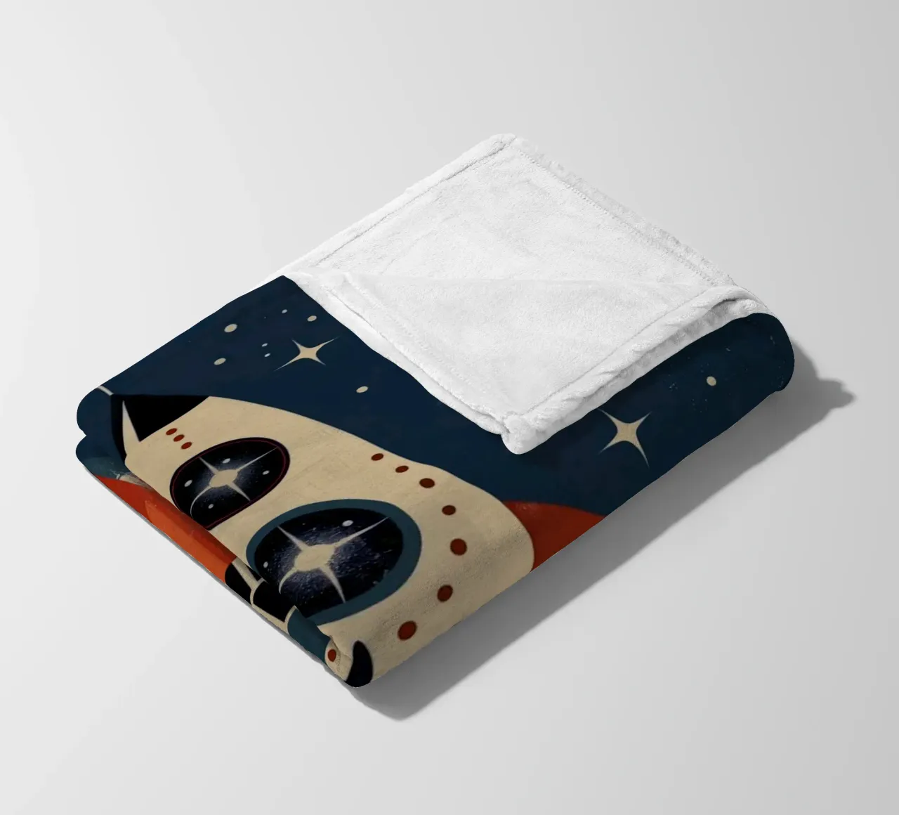 Boho Nursery 15 Rocket coperta in pile da Boho Print Collection