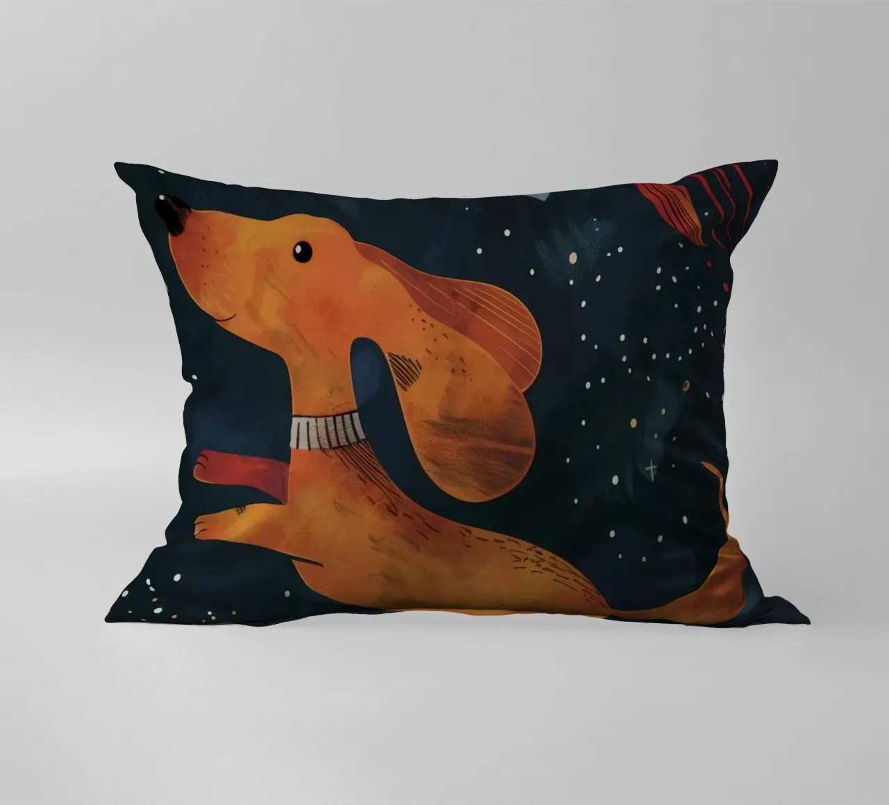 Boho Nursery 15 Space Dog cuscino da Boho Print Collection