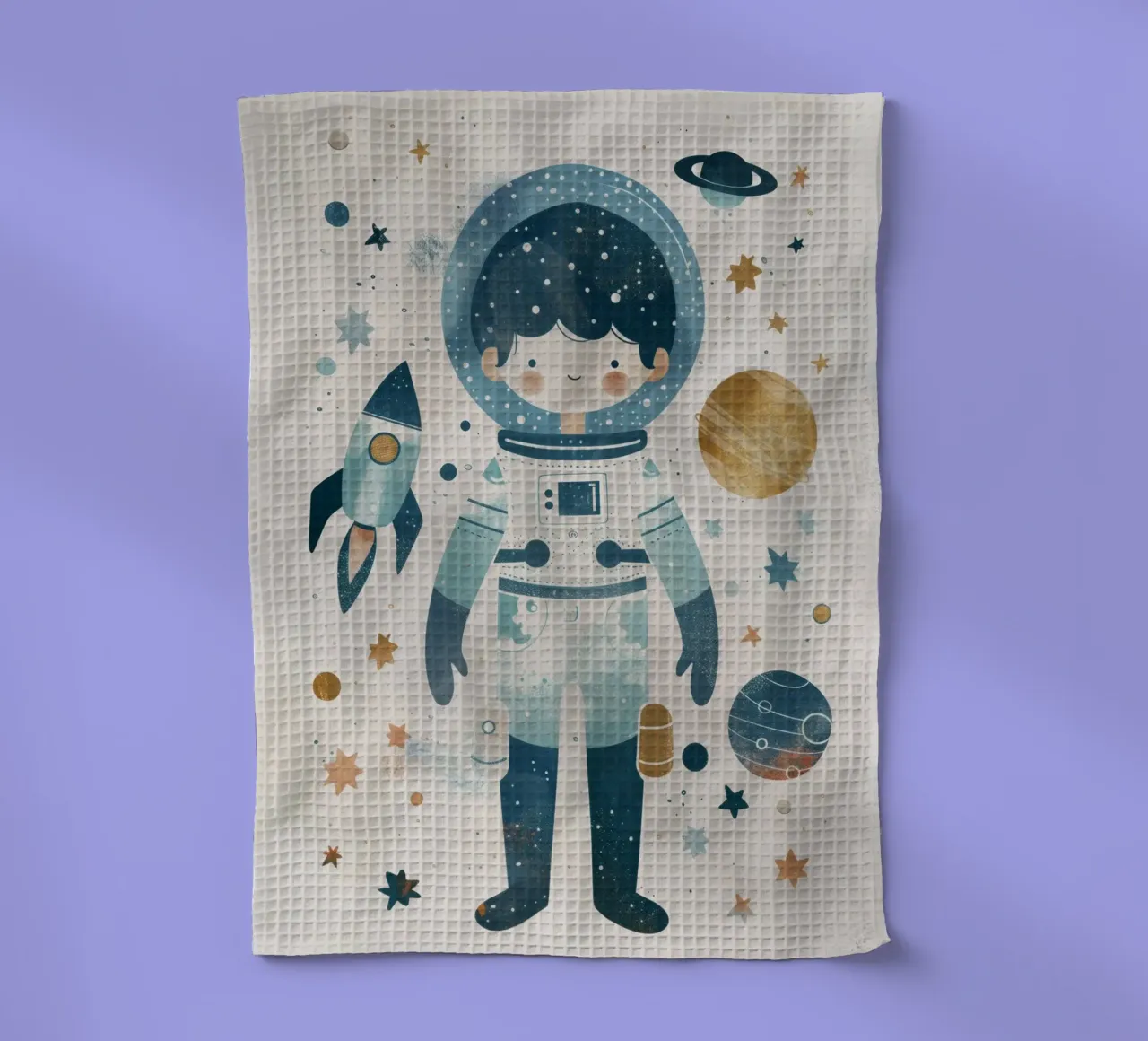 Boho Nursery 16 Astronaut canovaccio da cucina da Boho Print Collection