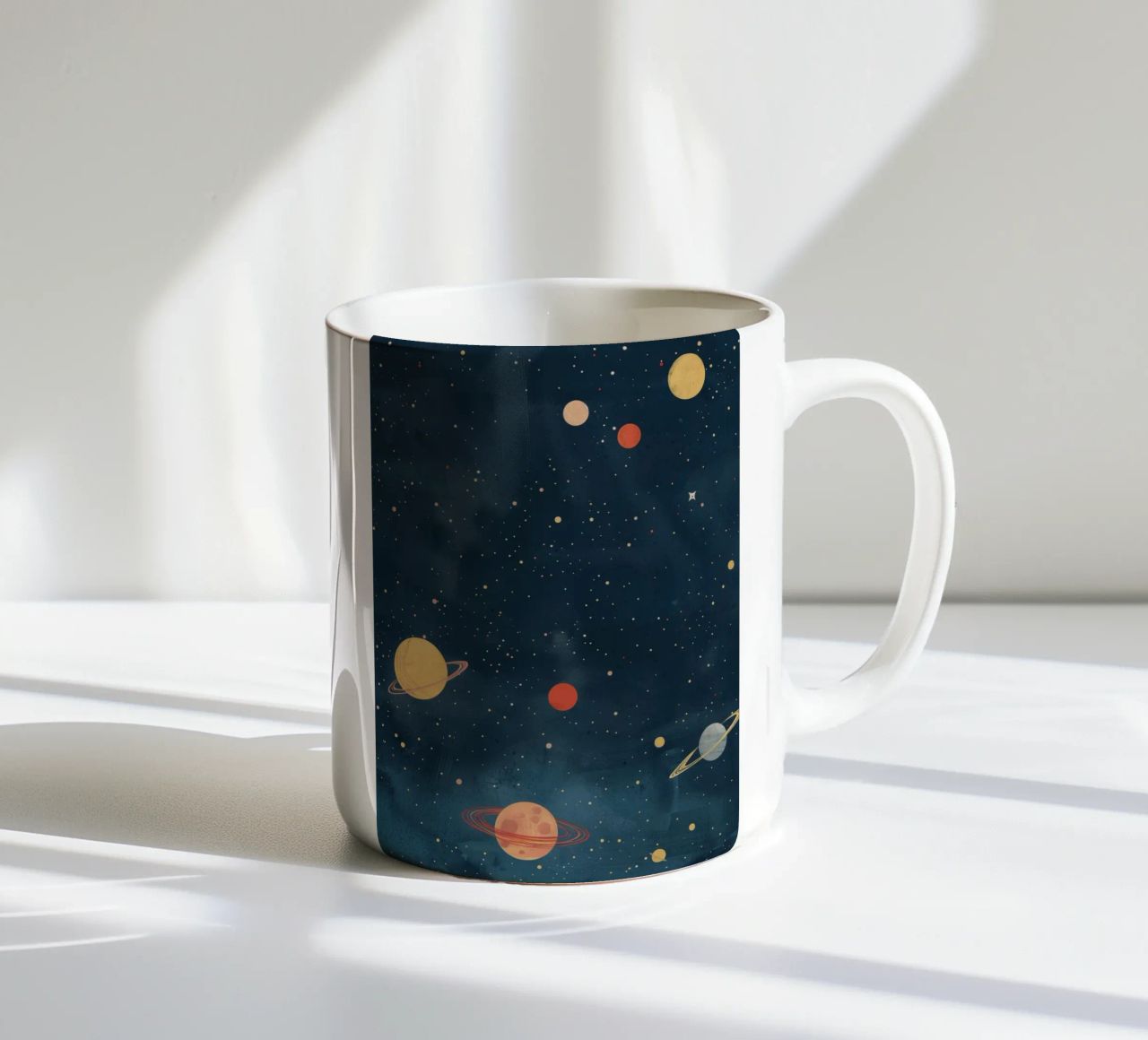 Boho Nursery 16 Planets tazza in ceramica da Boho Print Collection