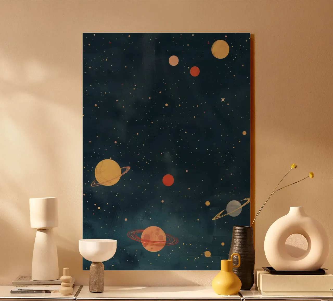 Boho Nursery 16 Planets plexiglass da Boho Print Collection