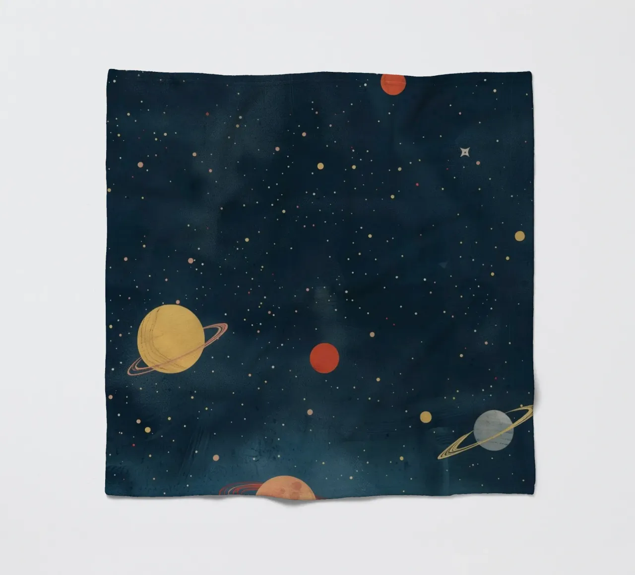 Boho Nursery 16 Planets coperta in pile da Boho Print Collection