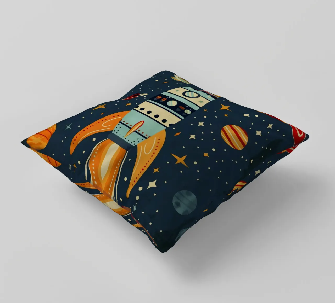 Boho Nursery 16 Rocket cuscino da Boho Print Collection