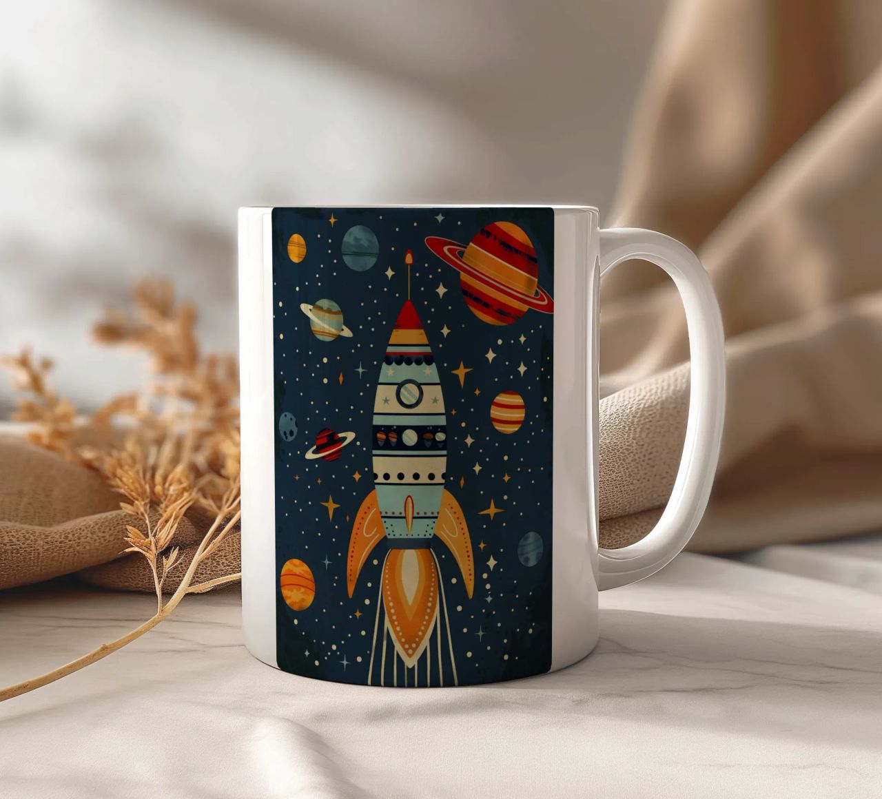 Boho Nursery 16 Rocket tazza in ceramica da Boho Print Collection