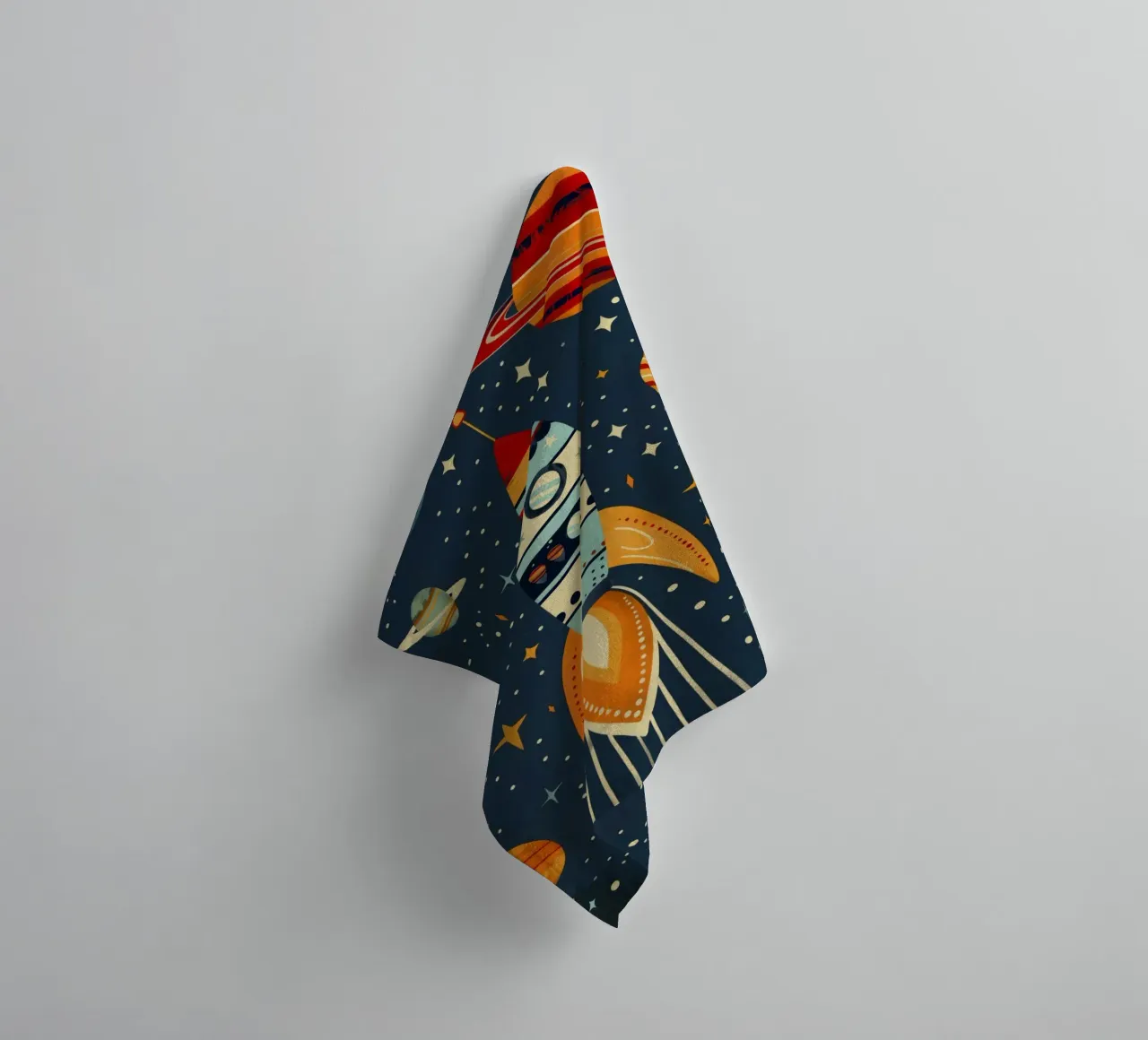 Boho Nursery 16 Rocket asciugamano da bagno da Boho Print Collection