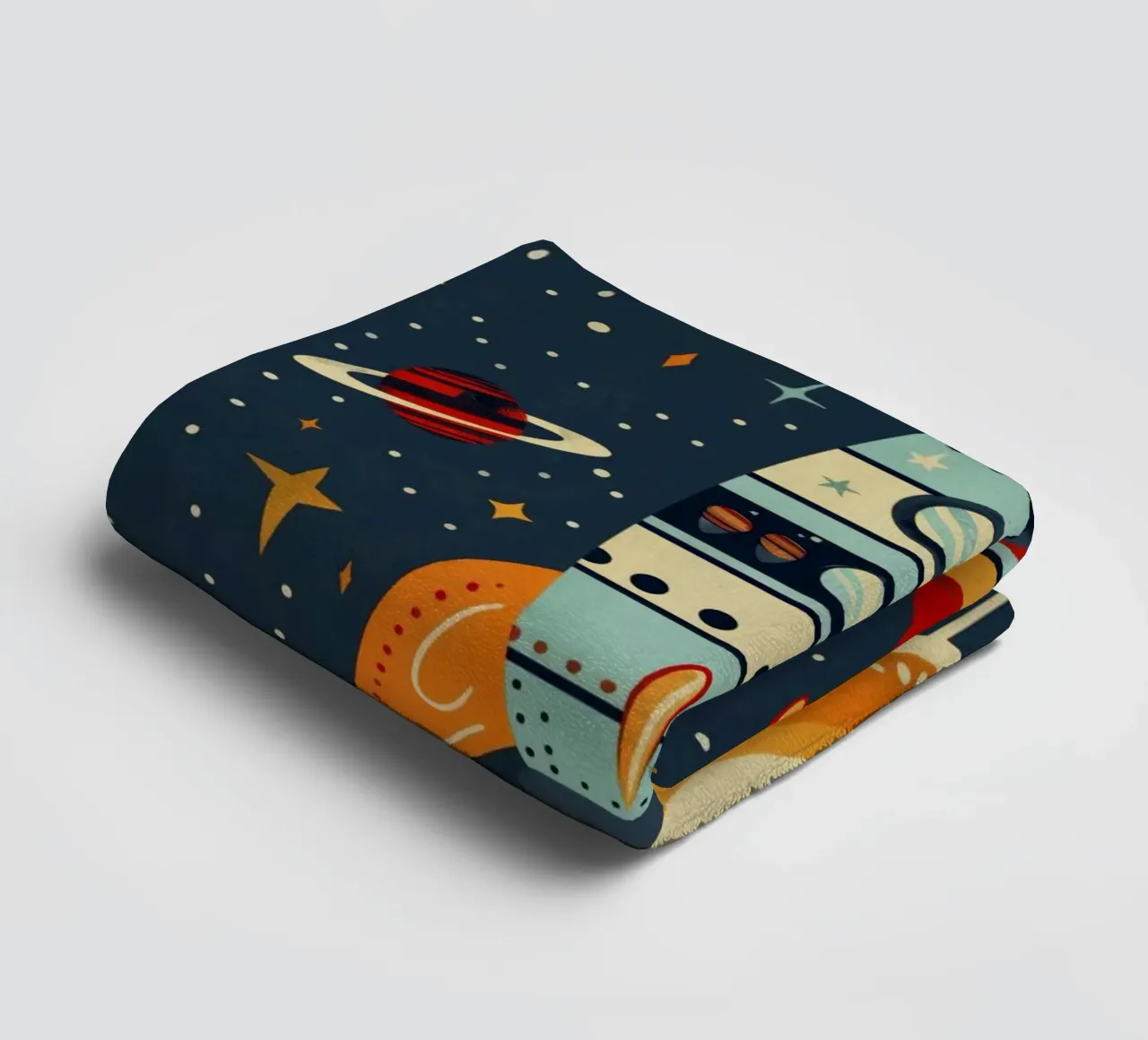Boho Nursery 16 Rocket asciugamano da bagno da Boho Print Collection