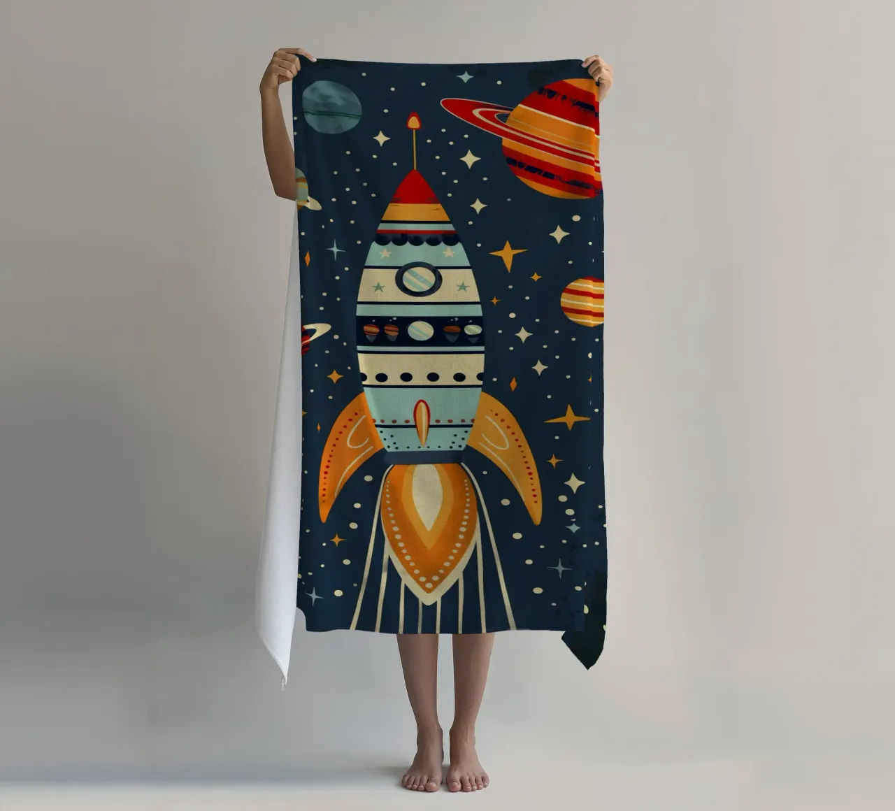 Boho Nursery 16 Rocket telo mare da Boho Print Collection