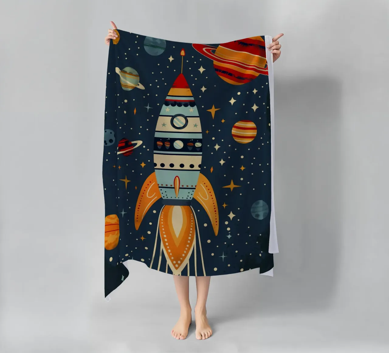 Boho Nursery 16 Rocket telo mare da Boho Print Collection