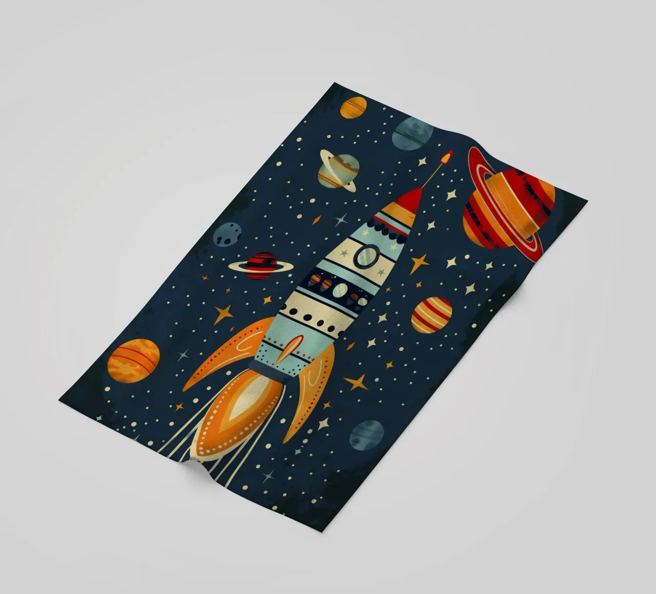Boho Nursery 16 Rocket telo mare da Boho Print Collection