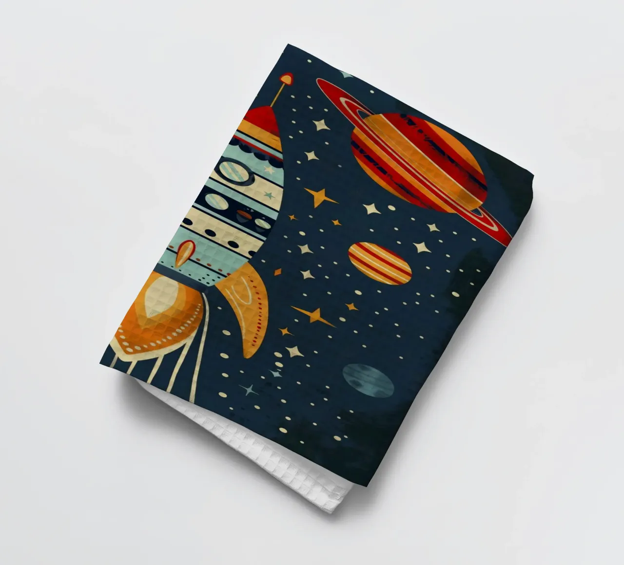 Boho Nursery 16 Rocket canovaccio da cucina da Boho Print Collection