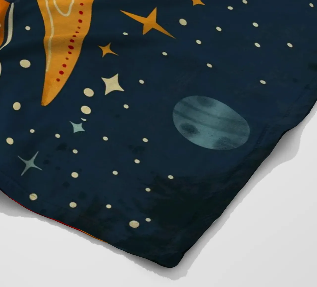 Boho Nursery 16 Rocket coperta in pile da Boho Print Collection