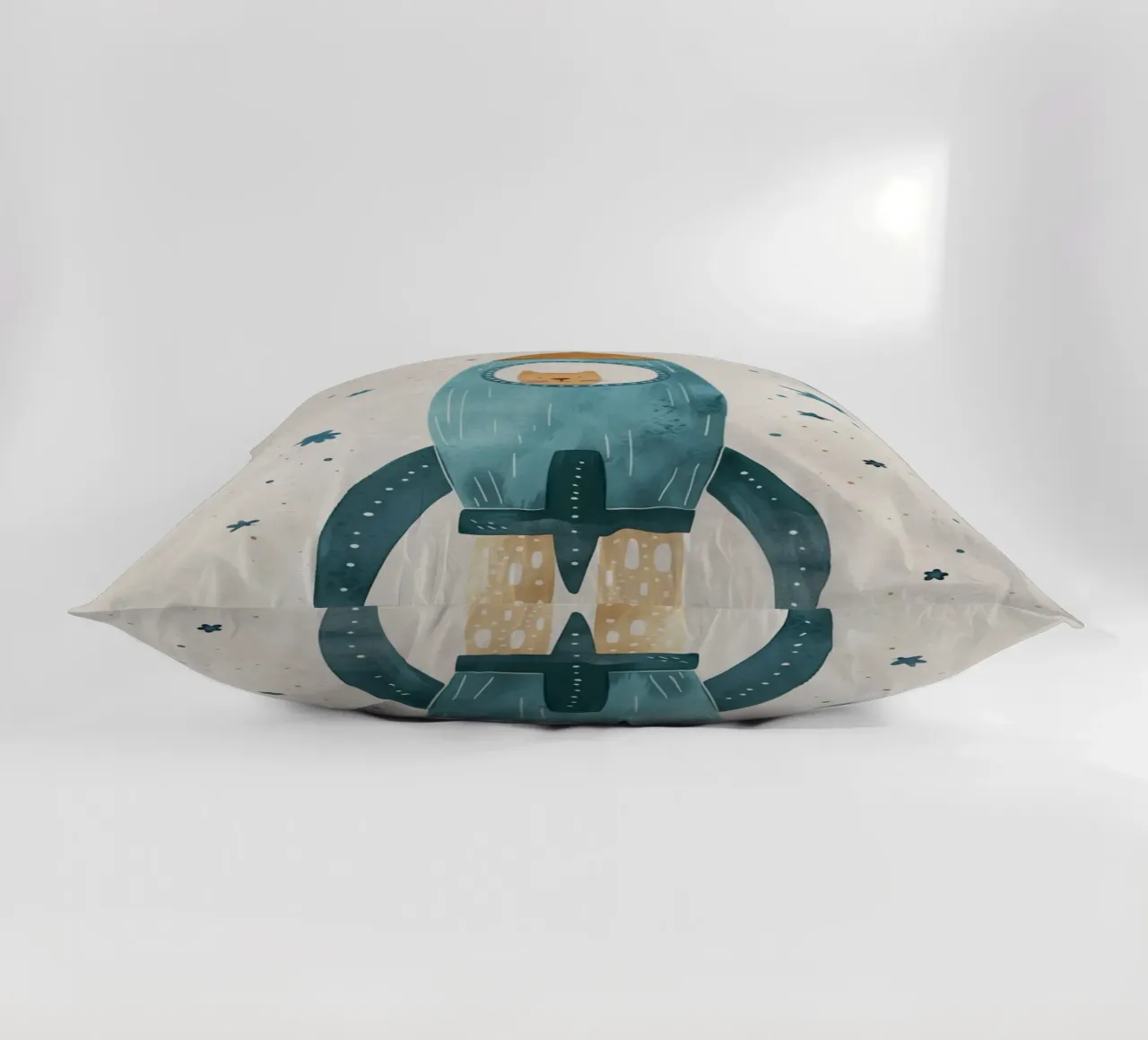 Boho Nursery 16 Space Cat cuscino da Boho Print Collection