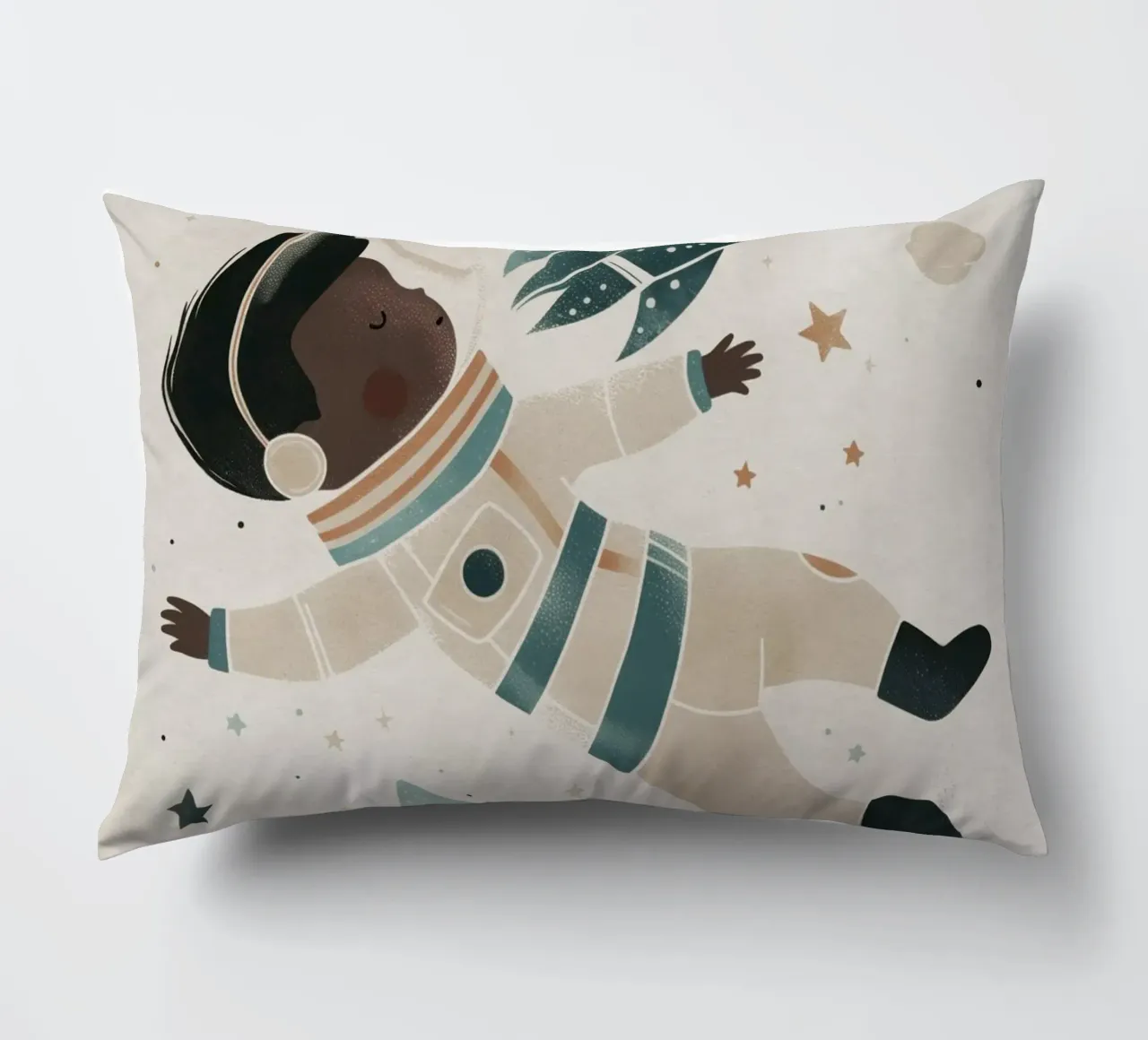 Boho Nursery 17 Astronaut cuscino da Boho Print Collection