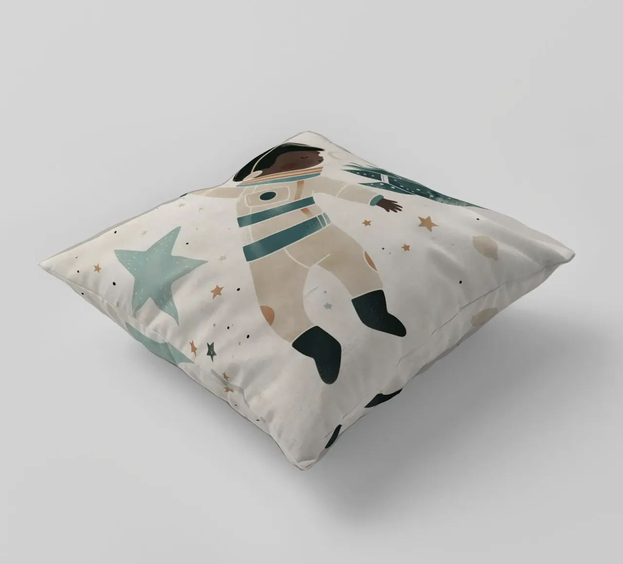 Boho Nursery 17 Astronaut cuscino da Boho Print Collection
