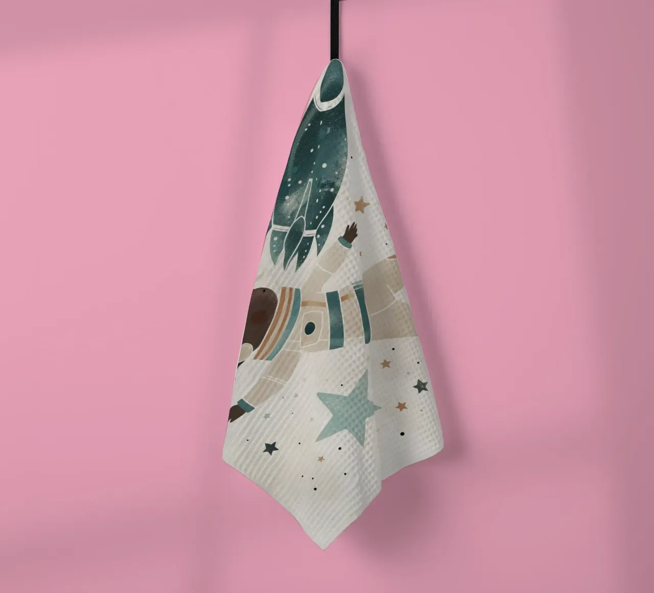 Boho Nursery 17 Astronaut canovaccio da cucina da Boho Print Collection