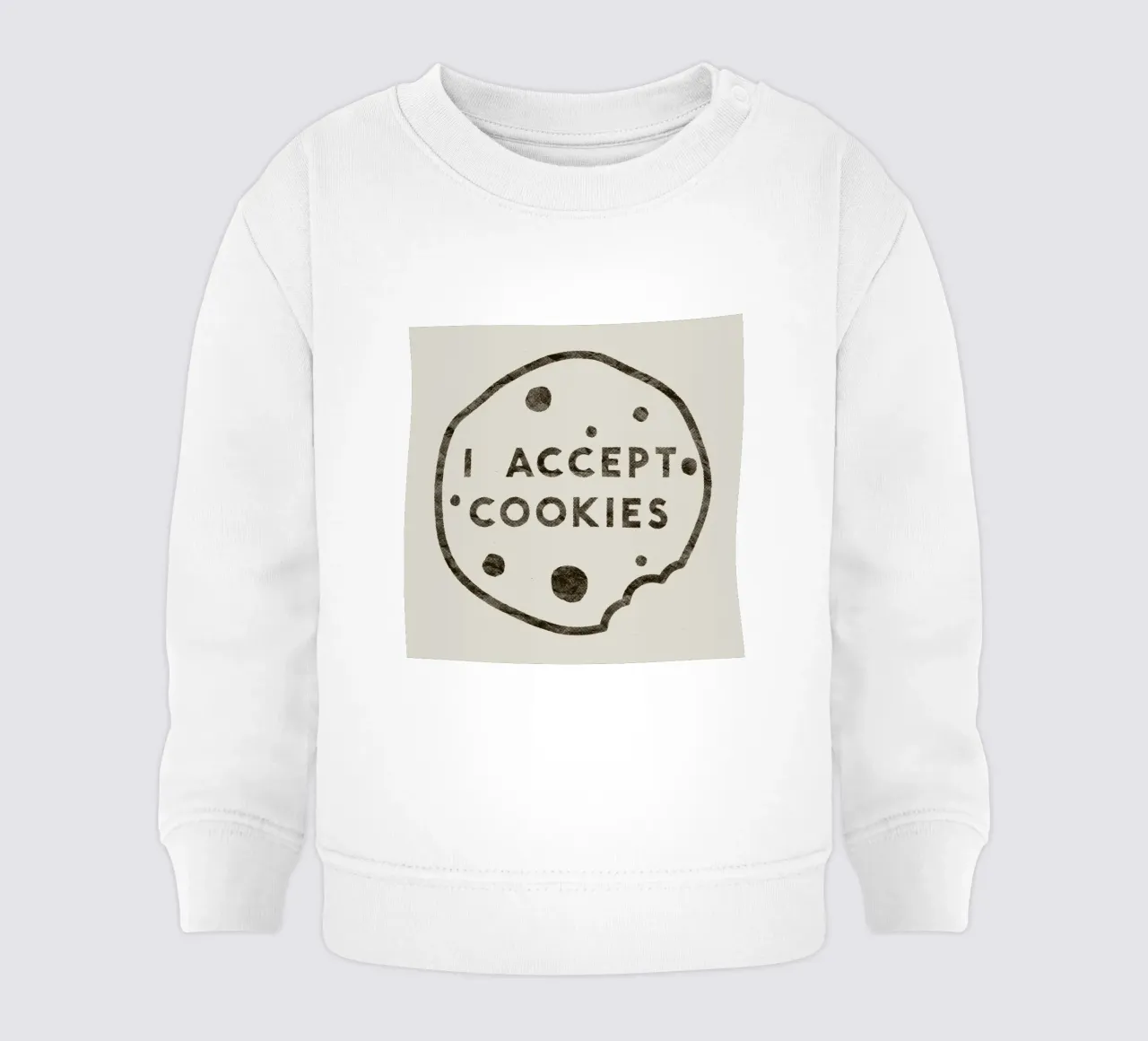 I Accept Cookies felpa neonato da Florent Bodart