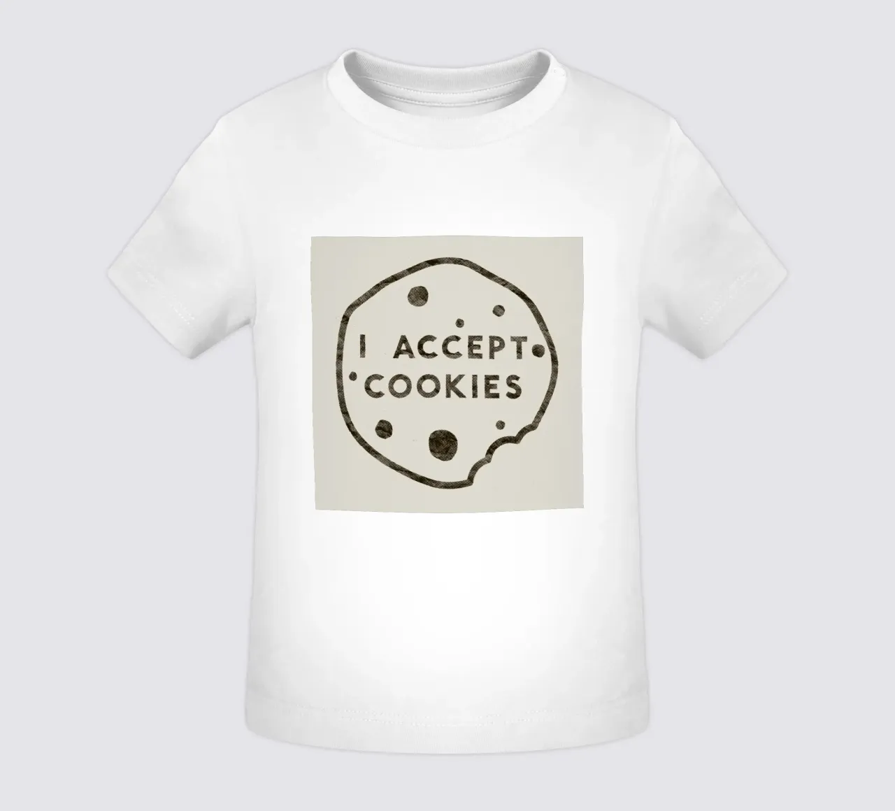 I Accept Cookies maglietta neonato da Florent Bodart