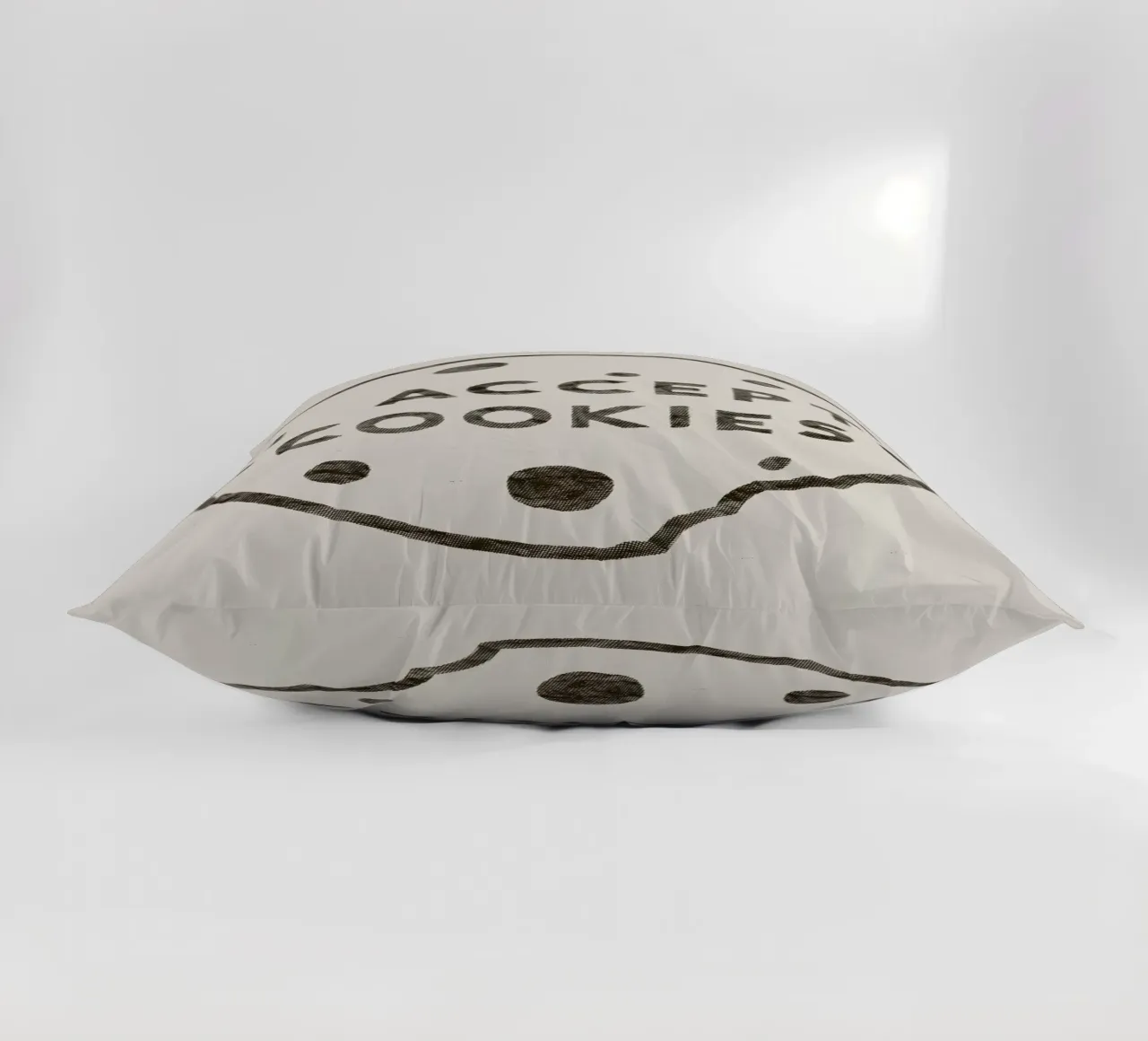 I Accept Cookies cuscino da Florent Bodart