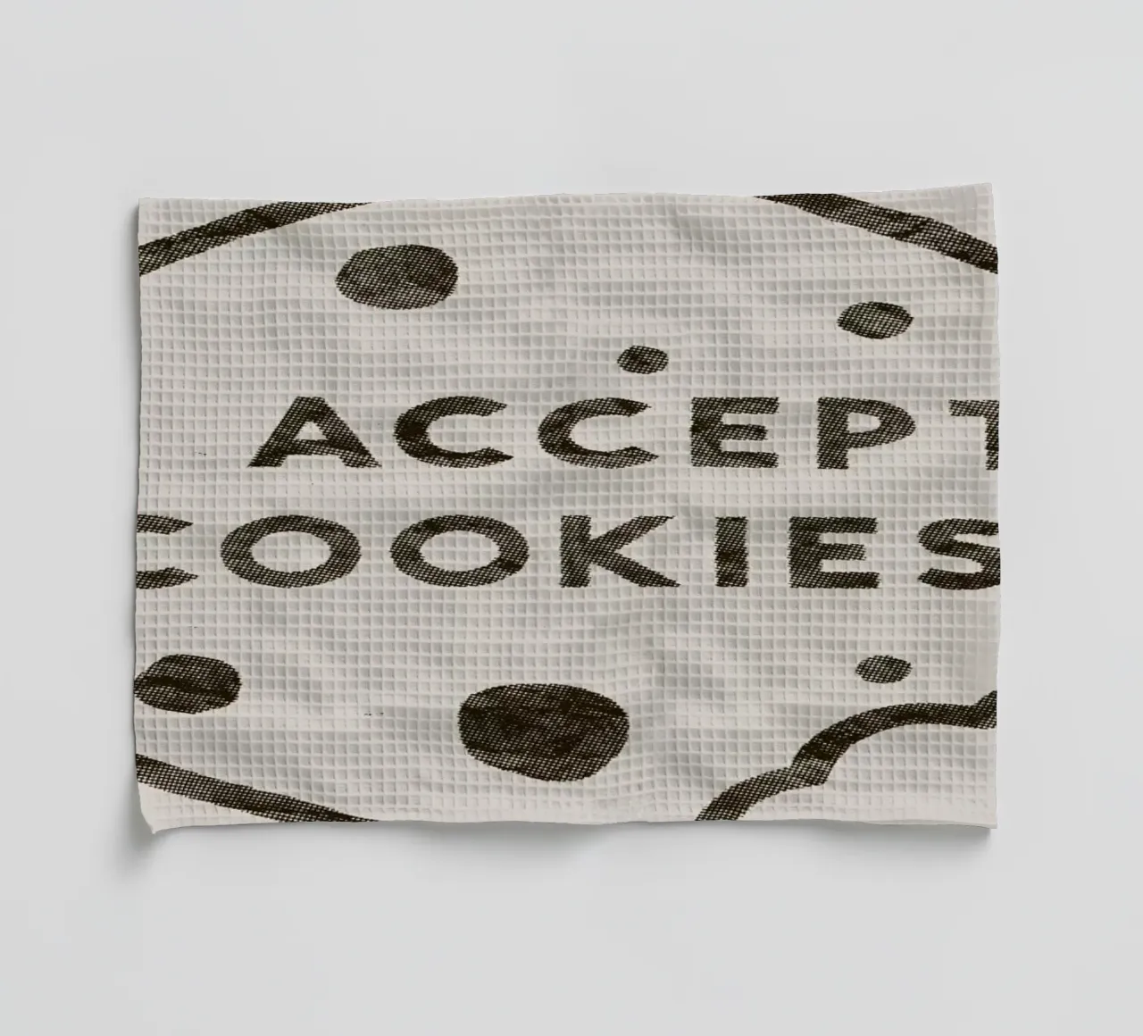 I Accept Cookies canovaccio da cucina da Florent Bodart