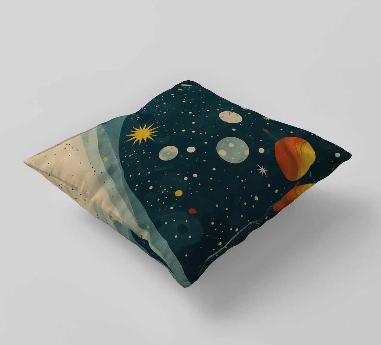 Boho Nursery 17 Planets cuscino da Boho Print Collection