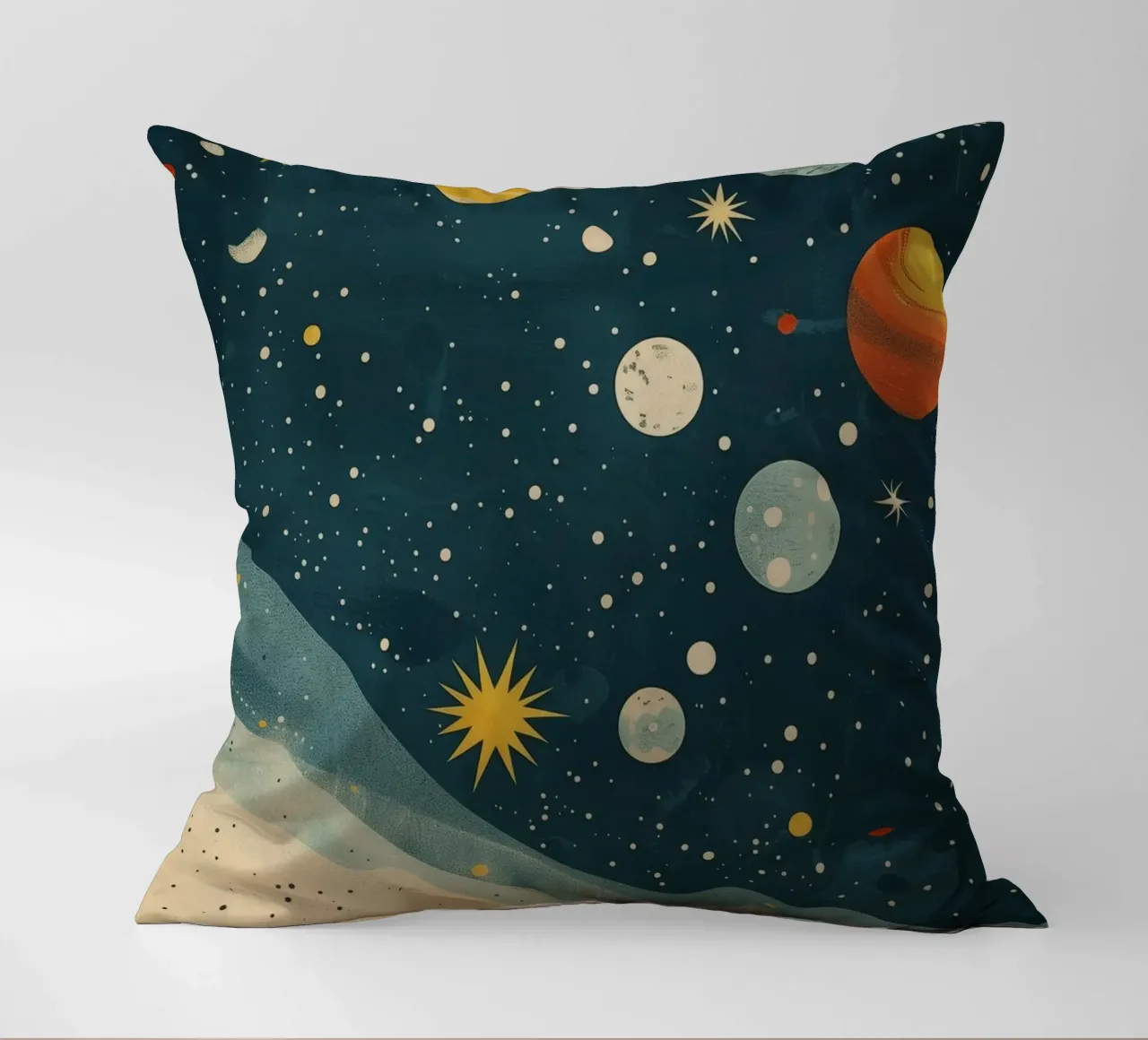 Boho Nursery 17 Planets cuscino da Boho Print Collection