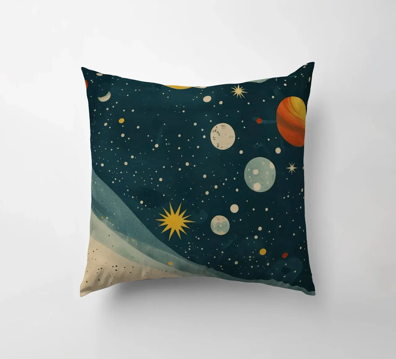 Boho Nursery 17 Planets cuscino da Boho Print Collection
