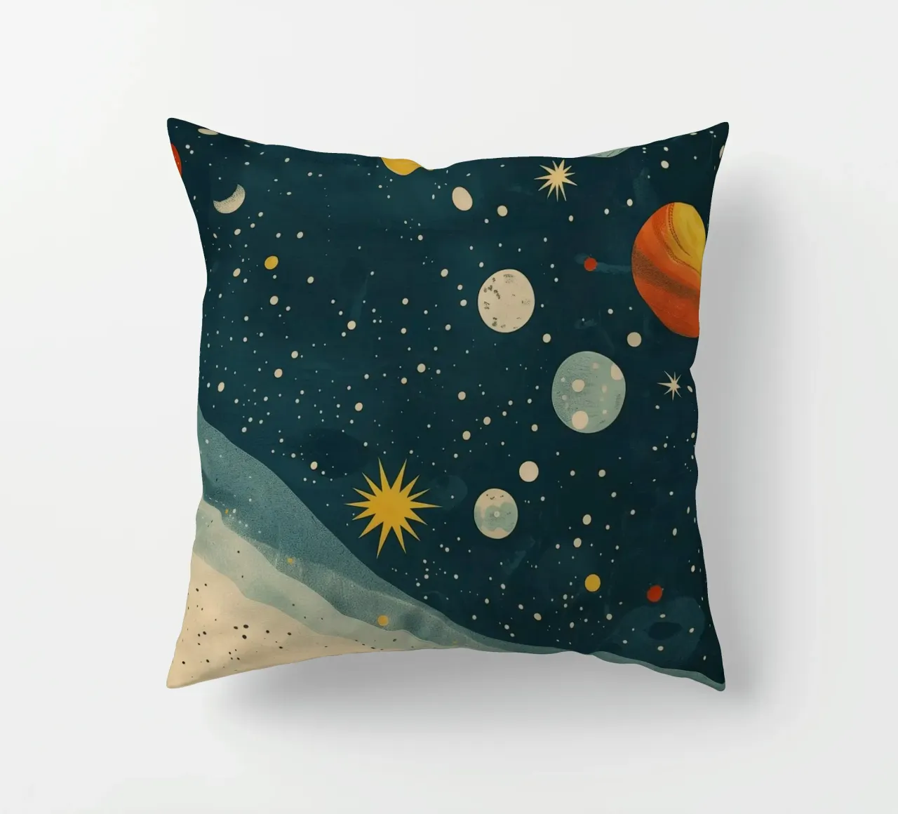 Boho Nursery 17 Planets cuscino da Boho Print Collection