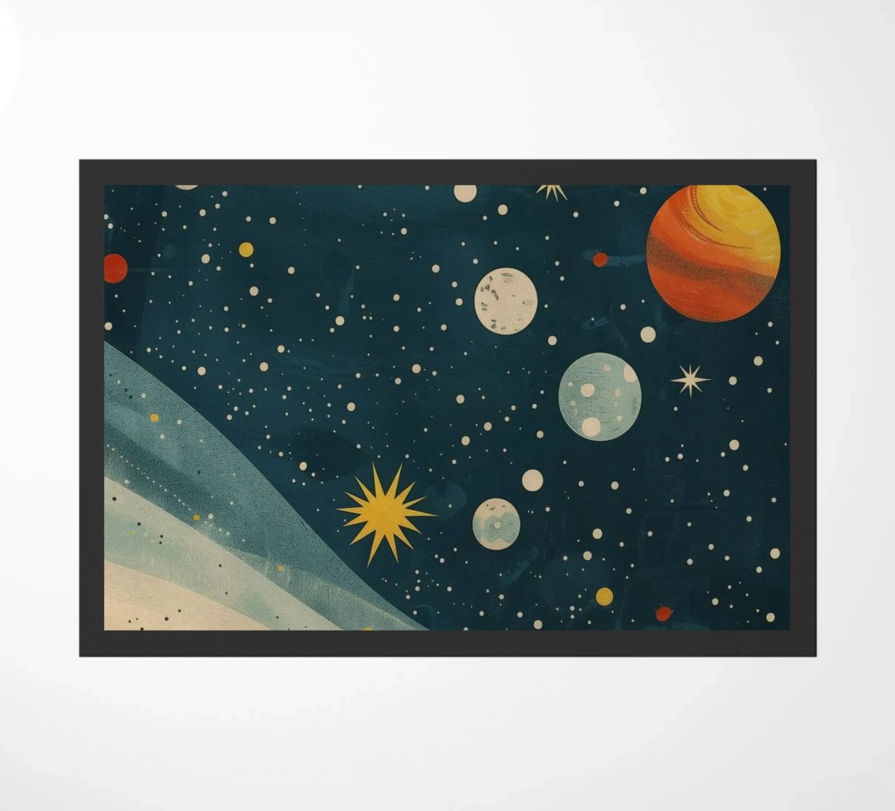 Boho Nursery 17 Planets zerbino da Boho Print Collection