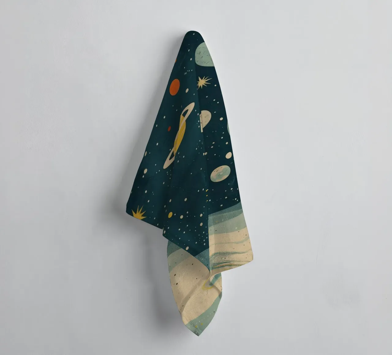 Boho Nursery 17 Planets asciugamano da bagno da Boho Print Collection