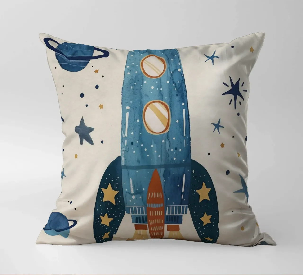 Boho Nursery 17 Rocket cuscino da Boho Print Collection