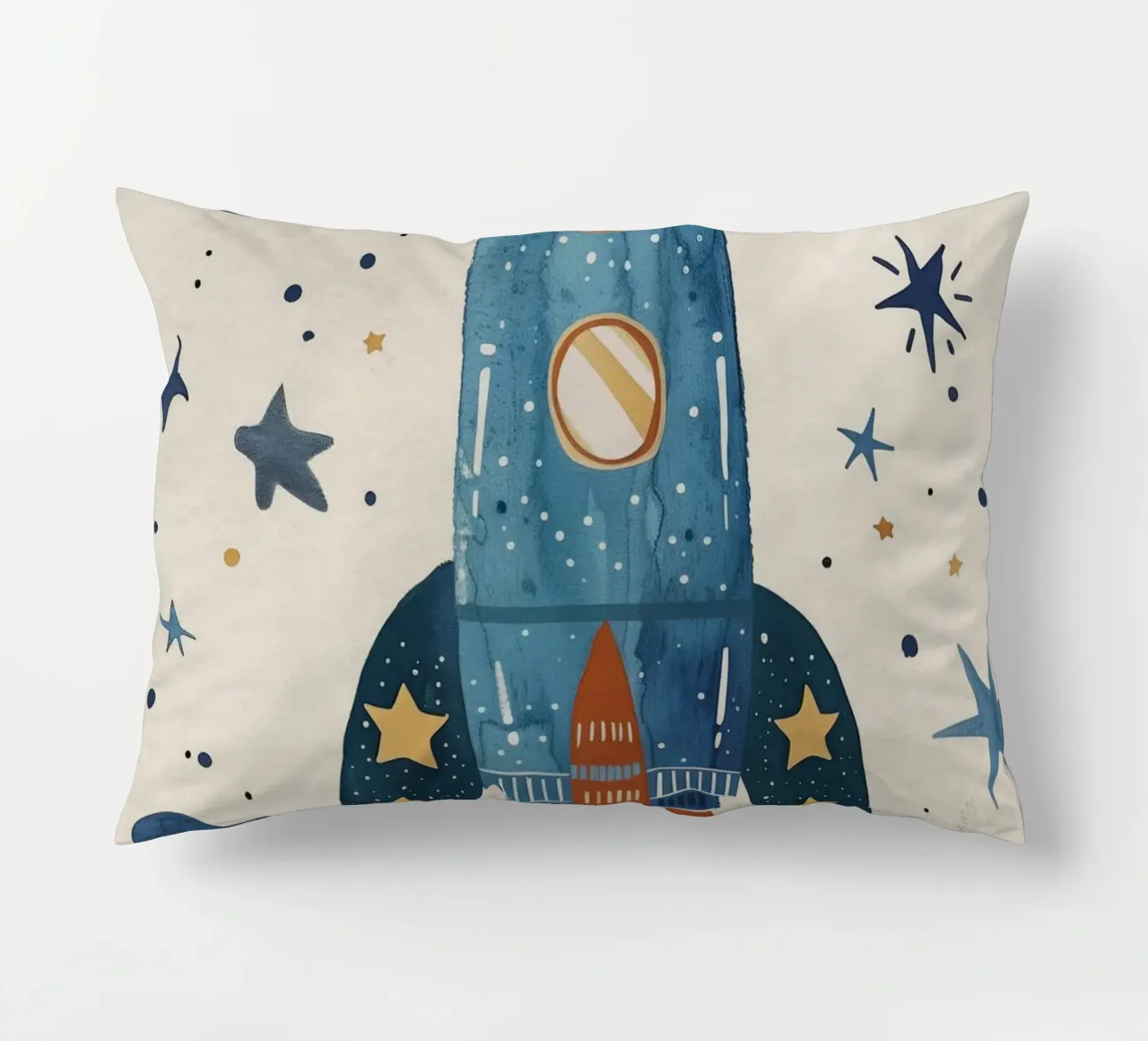 Boho Nursery 17 Rocket cuscino da Boho Print Collection
