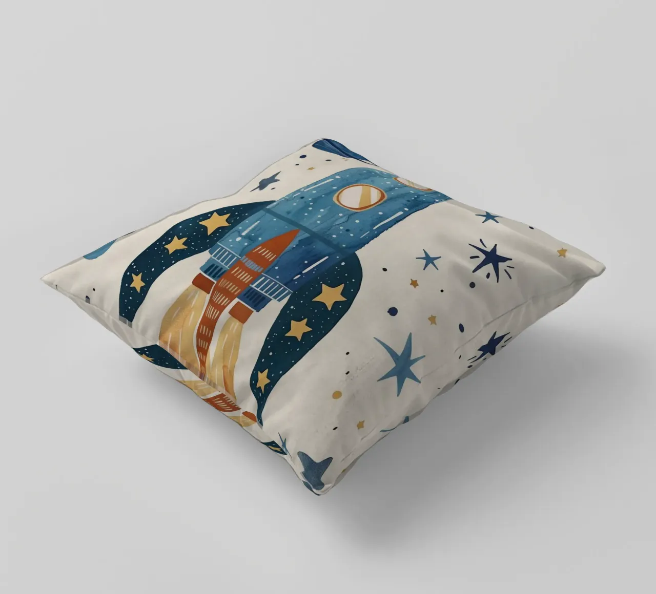 Boho Nursery 17 Rocket cuscino da Boho Print Collection