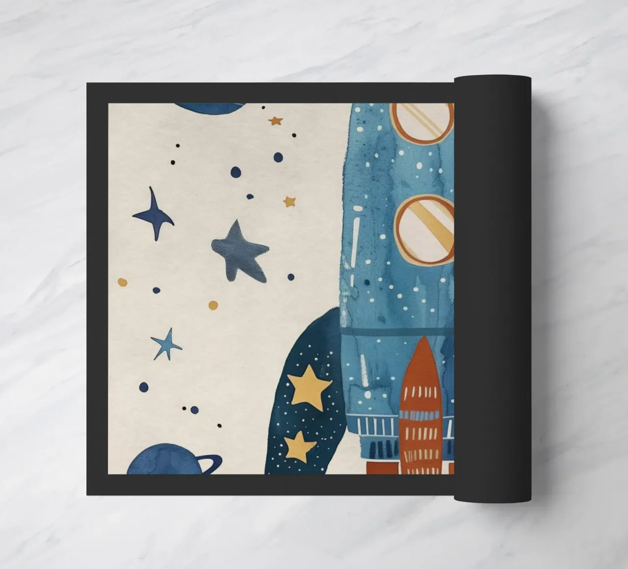 Boho Nursery 17 Rocket zerbino da Boho Print Collection