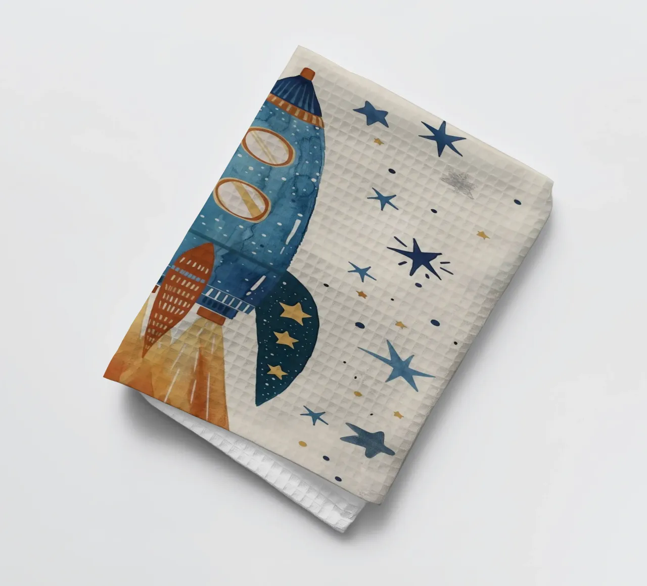 Boho Nursery 17 Rocket canovaccio da cucina da Boho Print Collection