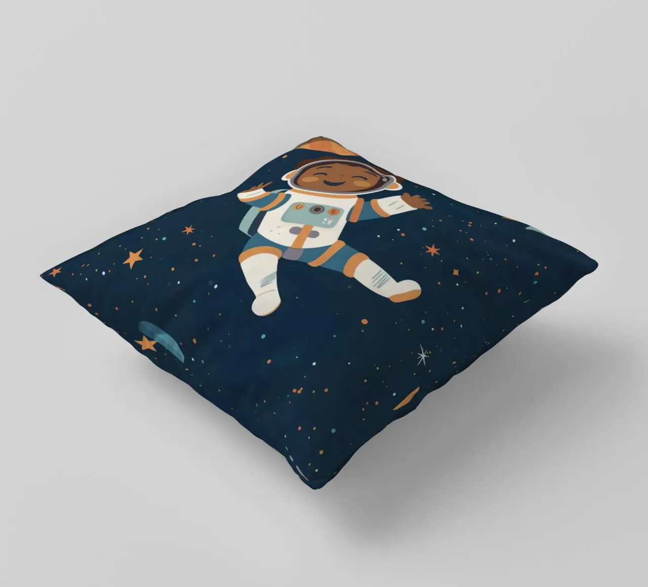 Boho Nursery 18 Astronaut cuscino da Boho Print Collection