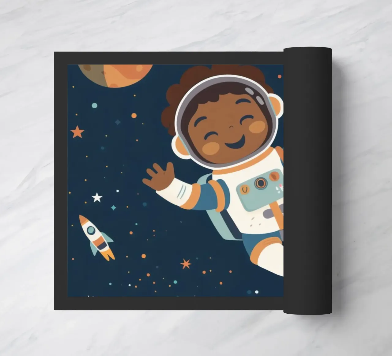 Boho Nursery 18 Astronaut zerbino da Boho Print Collection
