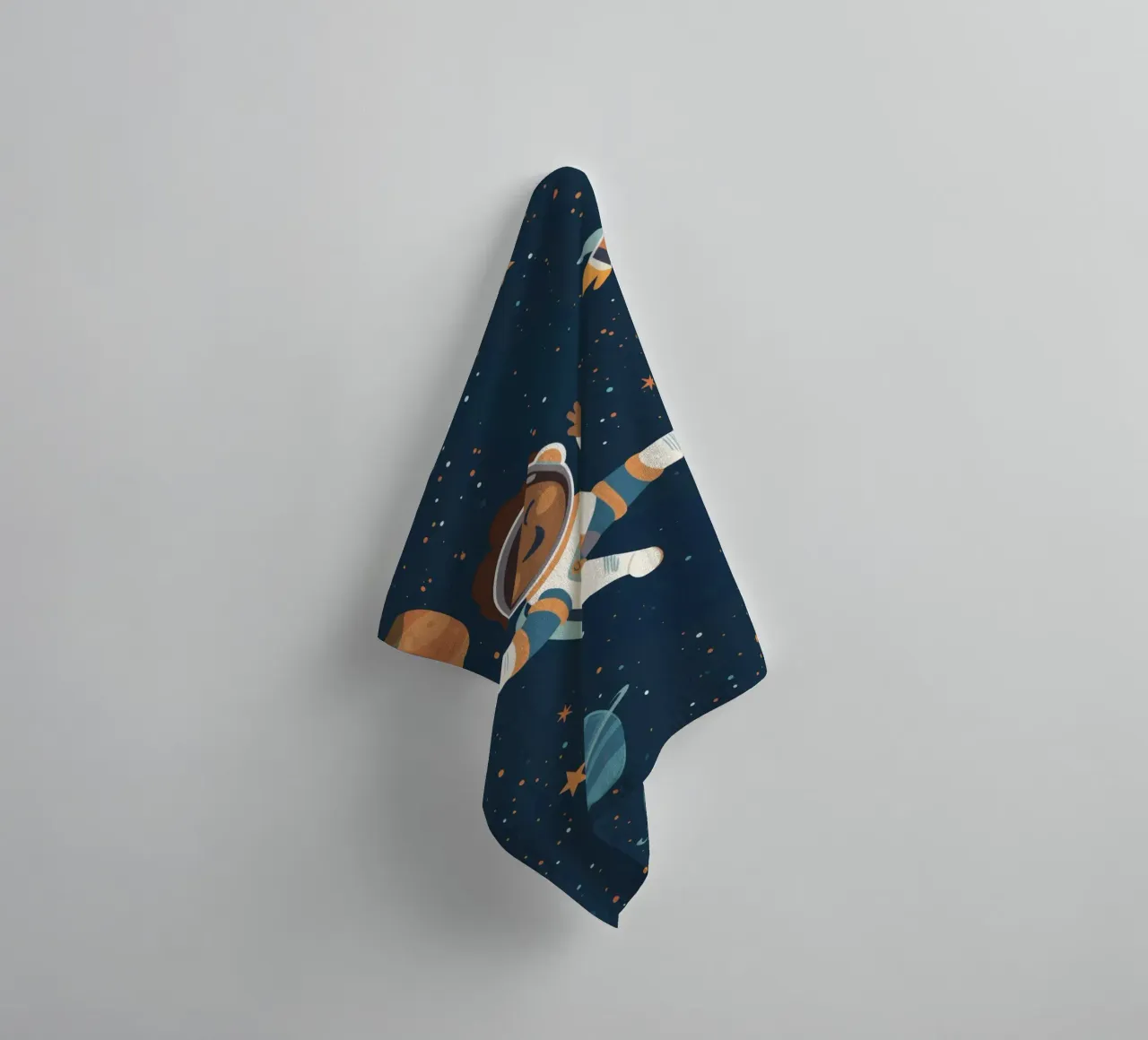 Boho Nursery 18 Astronaut asciugamano da bagno da Boho Print Collection
