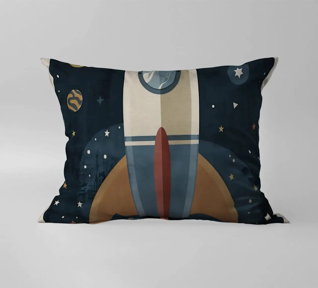 Boho Nursery 18 Rocket cuscino da Boho Print Collection