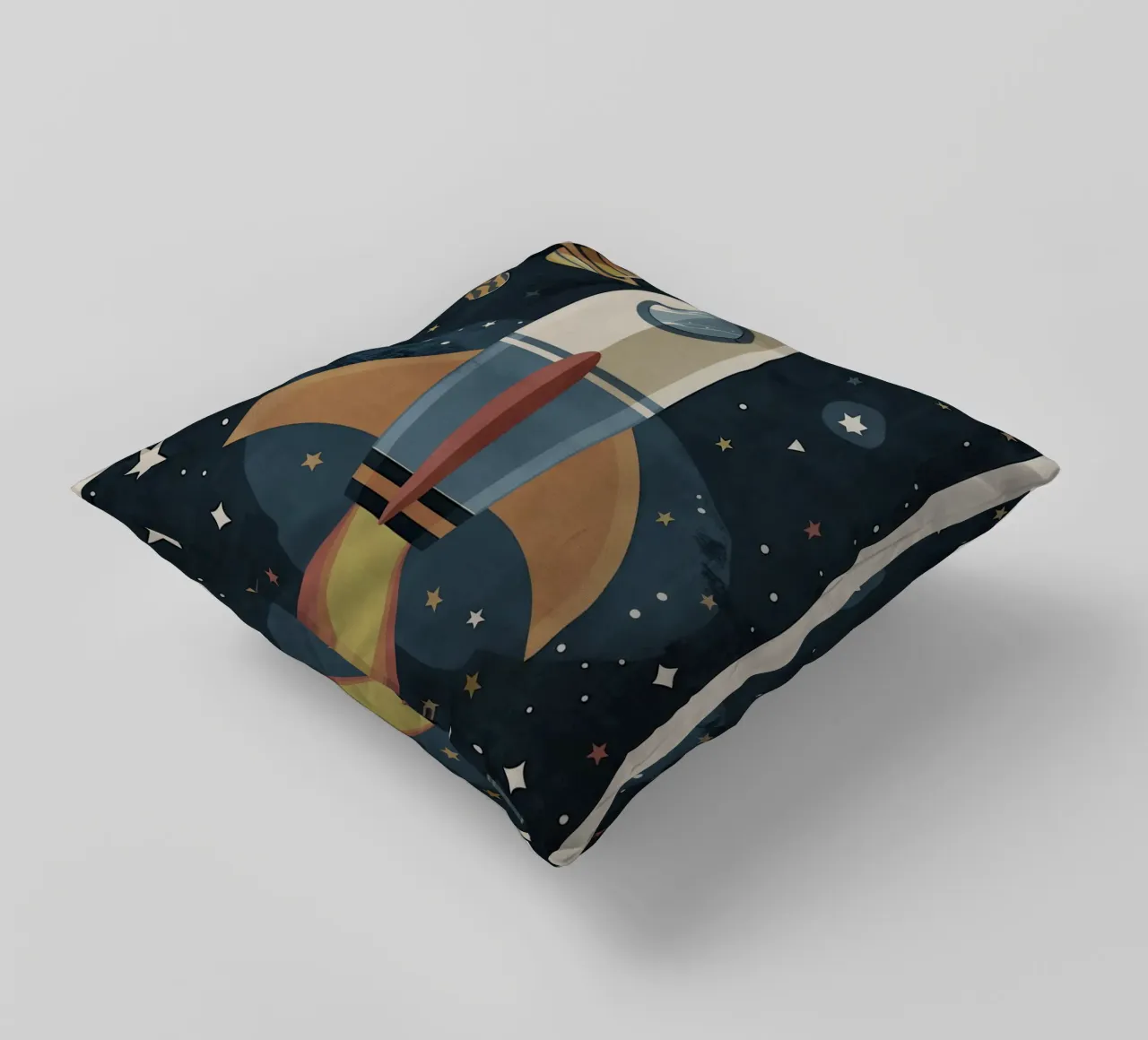 Boho Nursery 18 Rocket cuscino da Boho Print Collection