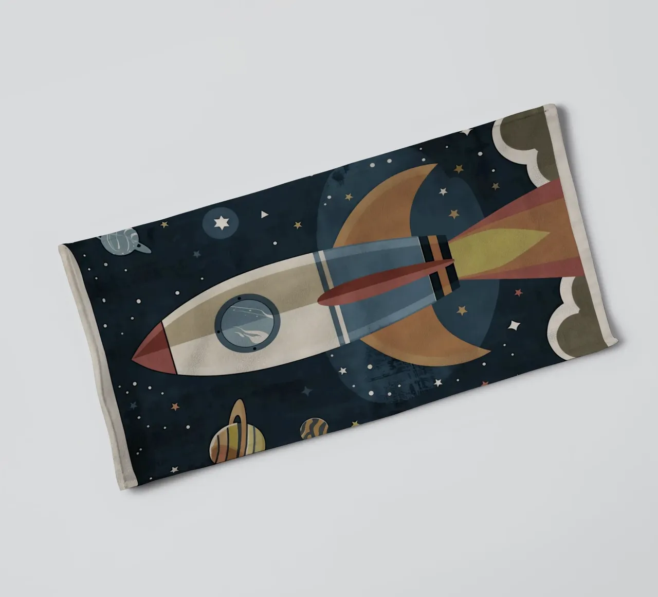 Boho Nursery 18 Rocket asciugamano da bagno da Boho Print Collection