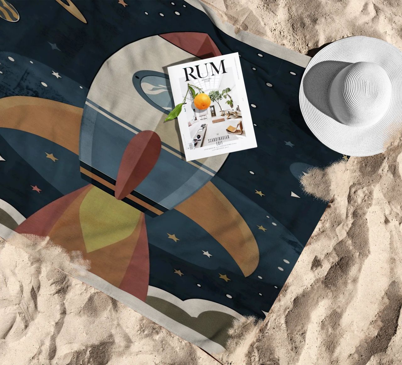 Boho Nursery 18 Rocket telo mare da Boho Print Collection